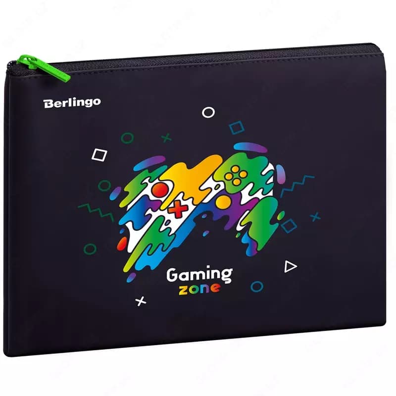 Папка на молнии А5 Berlingo ”Gaming Zone”, 255х205 мм, полиуретан, 1 отделение — 1