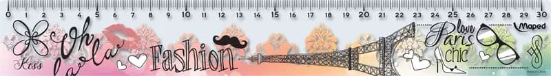 Линейка Maped Tatoo, 20 см — 2