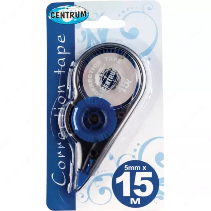 Корректор-лента 5 мм x15 м, Centrum 83474, в блистере — 1