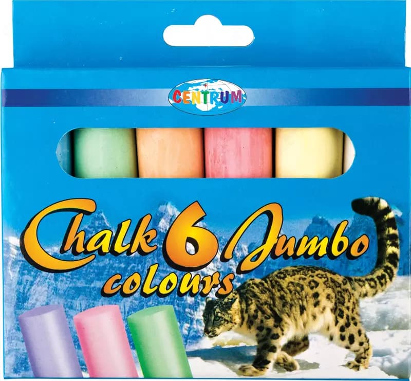 Мелки цветные JUMBO, 6 шт., Centrum 82426 — 1