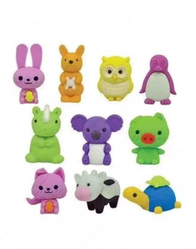 Ластик ANIMALS, синтетический каучук, ассорти — 2