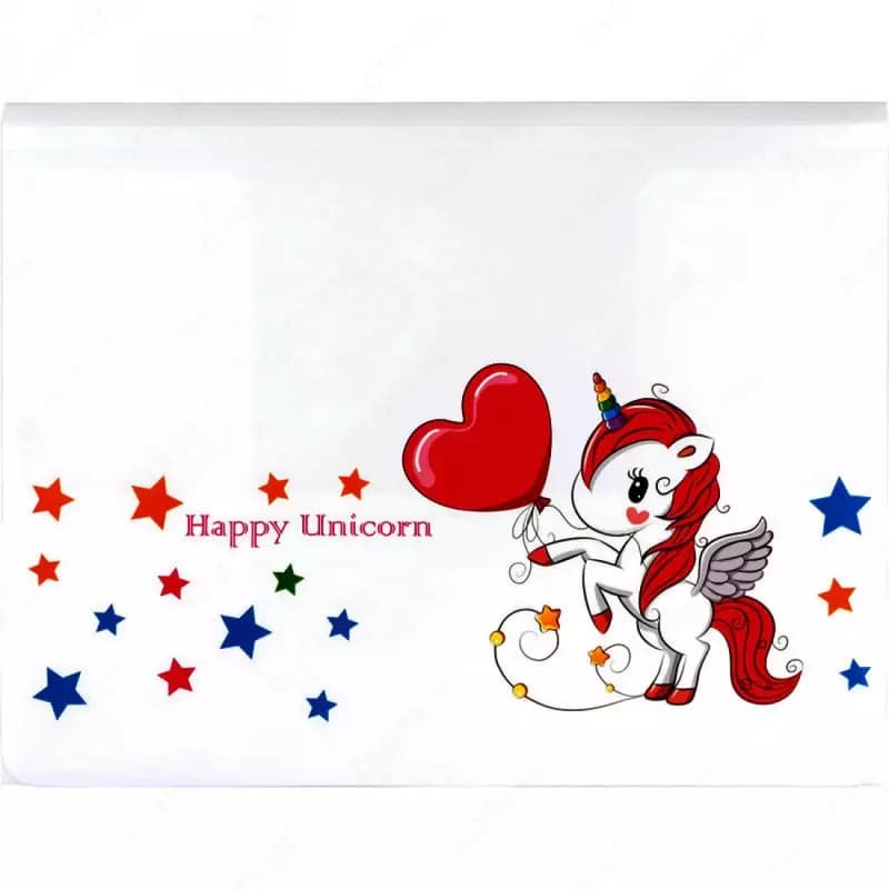 Папка A4 Centrum UNICORNS 0.45 мм, на эластичных резинках — 1