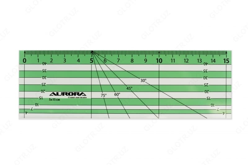 Линейка для пэчворка, 5х15 см — 1