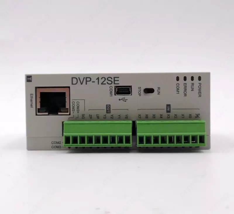 PLC-контроллер ”Delta” DVP12SE11T (8DI, 4DO, NPN, 24V DC, Ethernet) — 5