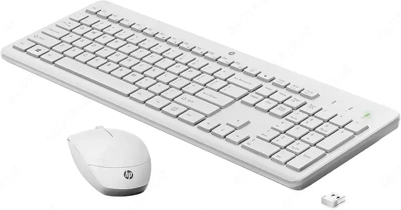Комплект беспроводная клавиатура и мышь HP 230 Wireless Keyboard and Mouse Combo (White) (3L1F0AA) — 2