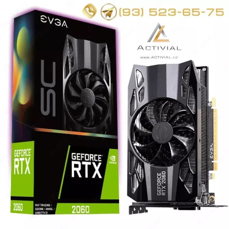 Видеокарта EVGA Geforce RTX 2060 6Gb Superclocked — 2