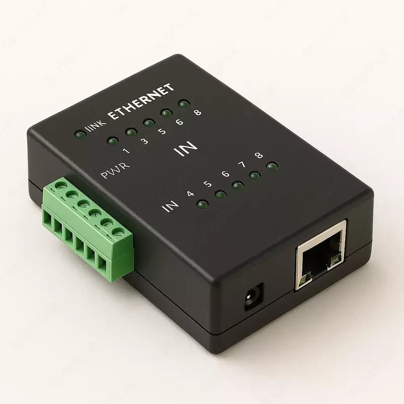 Сетевой адаптер для передачи по сети Ethernet состояний до 8-ми дискретных датчиков — 2