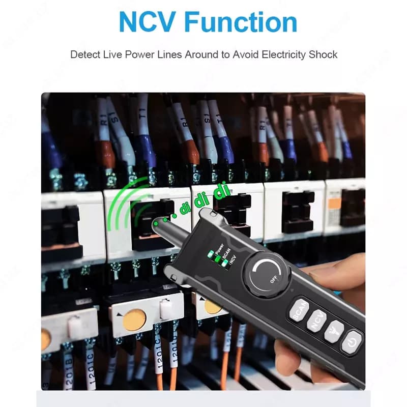 NF-8506 цифровой тестер сетевого кабеля с ЖК-дисплеем NOYAFA, перезаряжаемый сетевой линейный эхолот, Многофункциональный тестер для отслежи... — 3