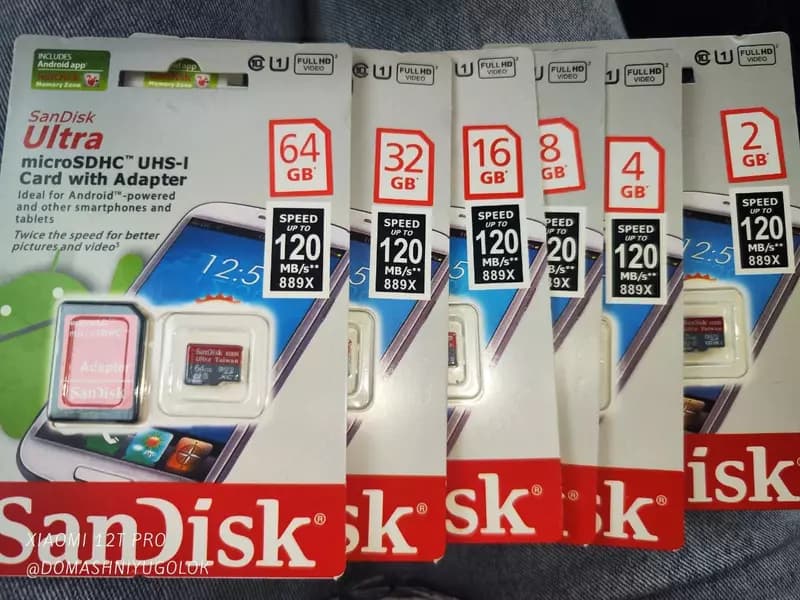 Карта памяти SanDisk MicroSD - Micro Флешка Sandisk Ultra (16GB) — 1