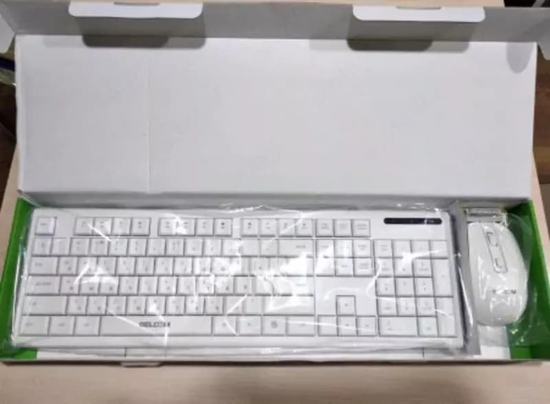 Клавиатура + мышь Delcom USB беспроводные, комплект — 2