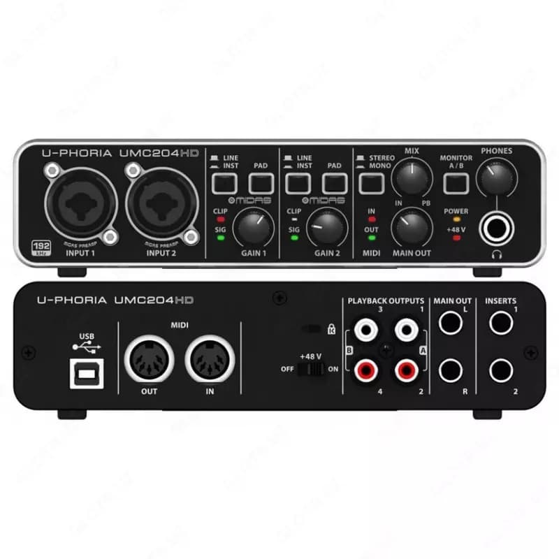Звуковая карта Behringer UMC204HD — 3