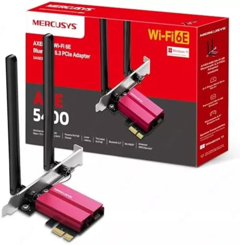 Wi-Fi адаптер + Bluetooth Mercusys MA86XE — 1