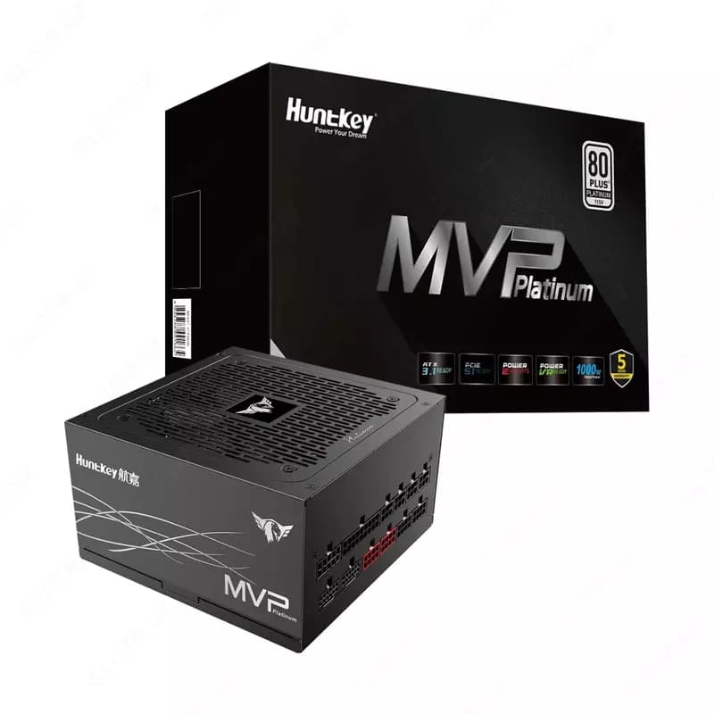 Блок питания (PSU) ”Huntkey” MVP P1000 80+ Platinum, 1000W (Арт. - 12137) — 1