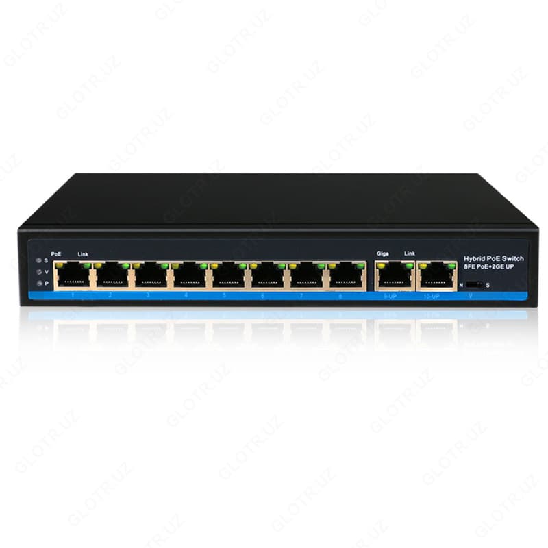 Коммутатор 9 port 100MB 8 port POE — 1