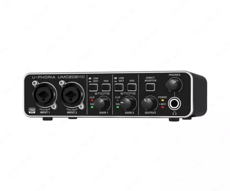 Звуковая карта Behringer U-PHORIA UMC202HD — 1