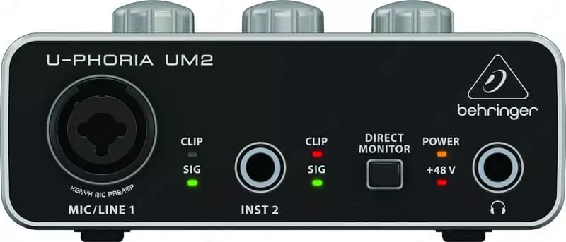Звуковая карта BEHRINGER U-PHORIA UM2 — 2