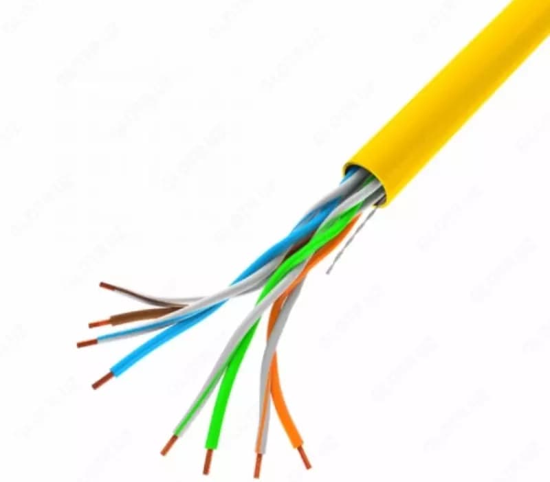 Сетевой кабель 2E CAT 6, U-UTP, 305м, AWG 23/1, LSZH-1, желтый арт (2E-CBL6EUTP-LSZH1-YLW) — 3