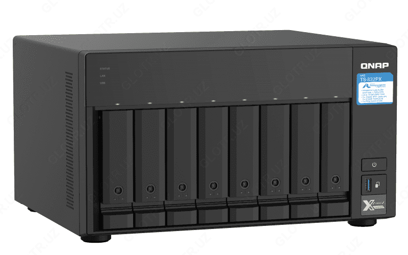 Сетевое NAS хранилище Qnap TS-832PX — 1