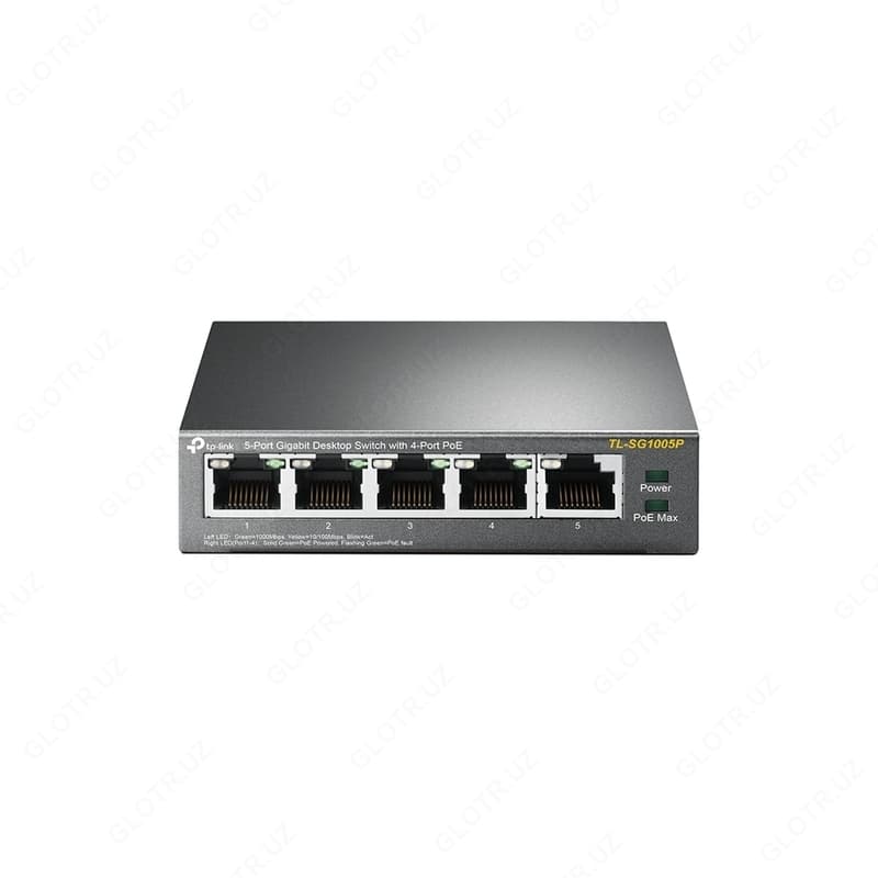 Коммутатор 5 port 100MB 4 port POE — 1