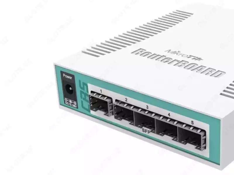 Настольный SFP-роутер (интеллектуальный коммутатор) ”MikroTik” CRS106-1C-5S (Арт. - 1156266) — 2