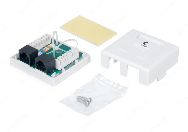 Розетка (Cat 5e) накладная 2 порта — 2
