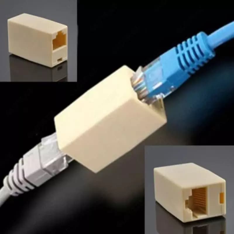 Соединитель Витой Пары RJ45 (мама) UTP Cat5e Cat6 Переходник Кабель LAN — 2