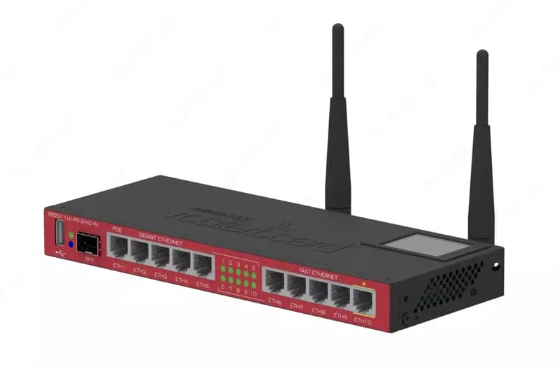 Многофункциональный маршрутизатор (Wi-Fi и SFP) ”MikroTik” Воаrd 2011 UiAS-2HnD-IN (Арт. - 1156277) — 2