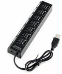 Концентратор USB HUB 2.0, 7 разъемов