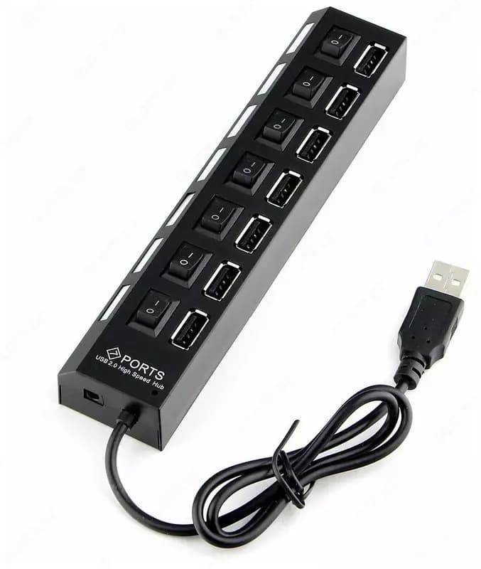 Концентратор USB HUB 2.0, 7 разъемов — 1
