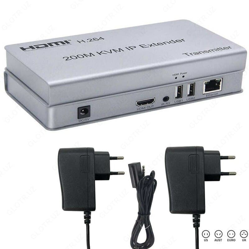 Адаптер KVM-удлинитель HDMI 4K на 200м — 3