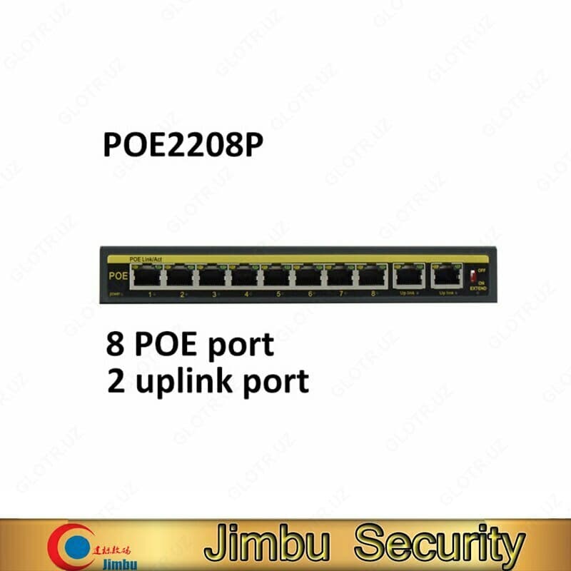 POE Switch на 8+2 каналов. — 2