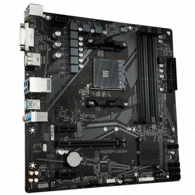 Материнская плата MB Gigabyte AMD AM4 A520M DS3H DDR4 — 2