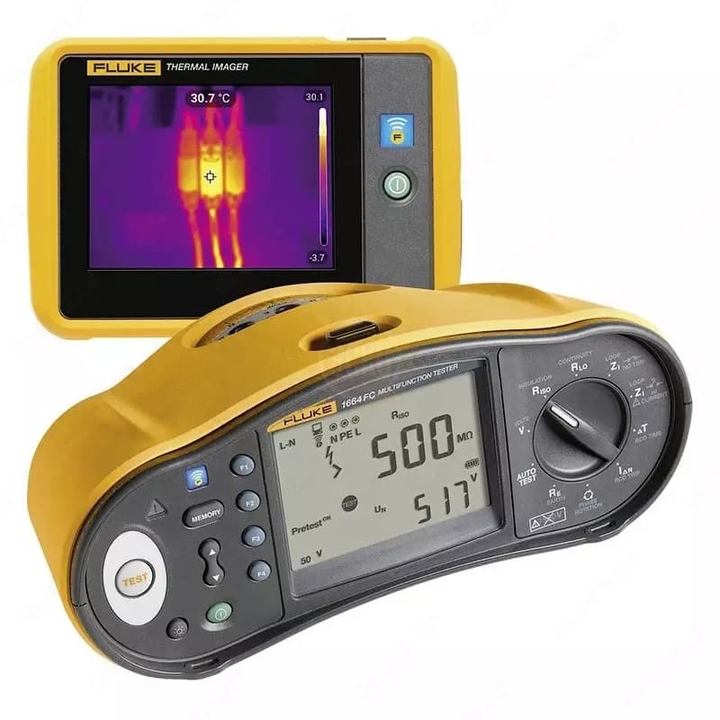Fluke 1664 FC — многофункциональный тестер электроустановок — 1