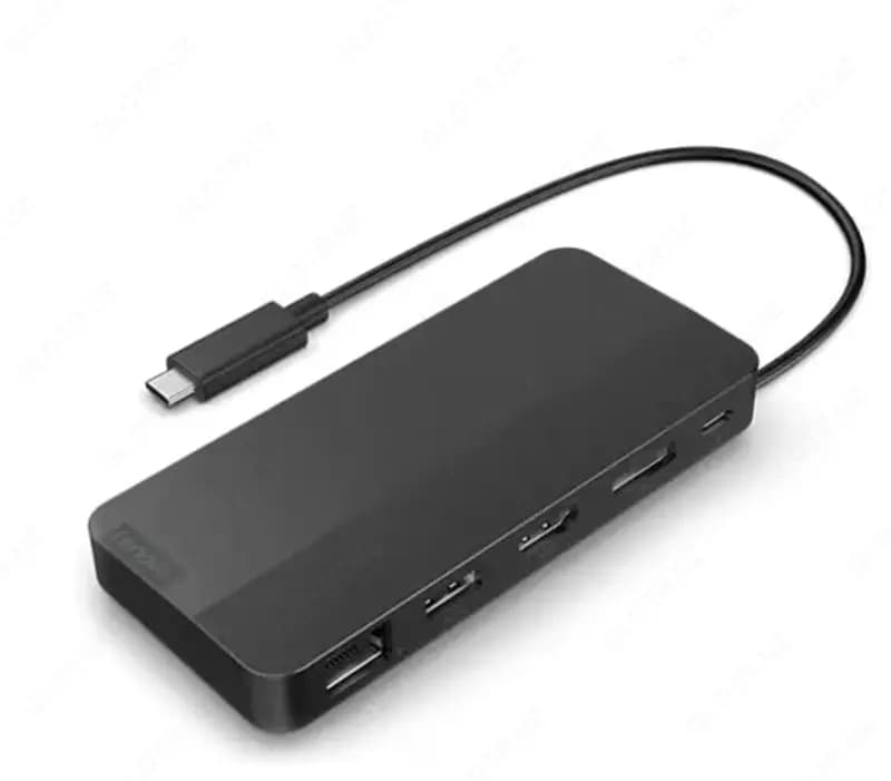 USB Хаб (док-станция) ”Lenovo” Dual Display Dock no adapter, USB-C с двойным дисплеем (Арт. - 40B90000WW) — 1