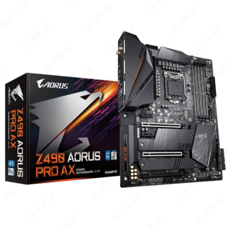Материнская плата MB Gigabyte Z490 AORUS PRO AX DDR4 LGA1200 — 1