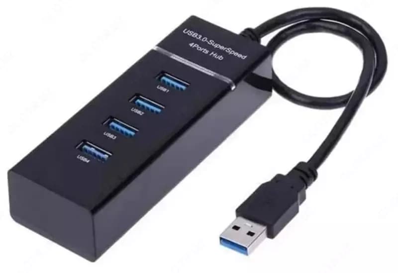Концентратор USB HUB 3.0, 4 разъема, 30-50 см — 1