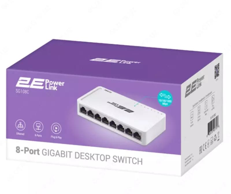 Коммутатор 2E PowerLink SF108C. — 3