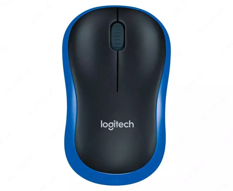 Беспроводная компьютерная мышь Logitech M185 BLUE — 1