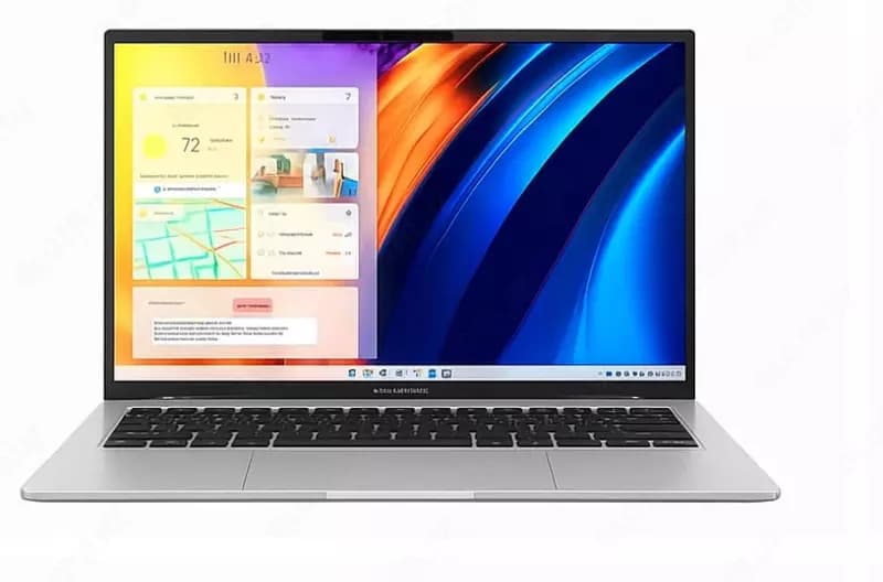 Ноутбук ”Asus” Vivobook S, 14.0” 2.8K OLED, 16:10 aspect ratio, 90Hz, R7-6800H, 16GB, 1TB, AMD Radeon Graphics (90NB0WH1-M00370) Серебристый — 1