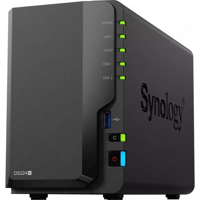 Сетевое хранилище NAS Synology DS224+. — 1