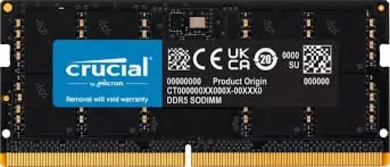 Оперативная память Crucial DDR5 32GB 5600Mhz SODIMM — 1