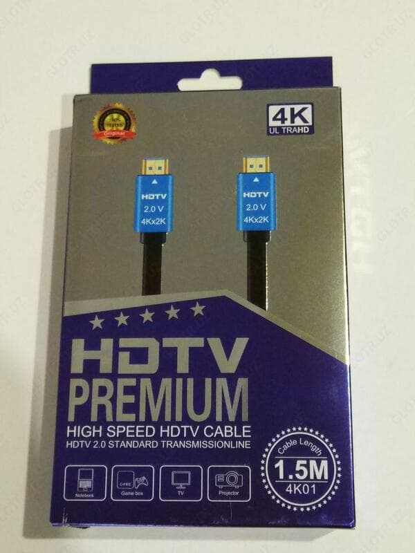 HDMI Кабель Премиум Класса. 1,5 m. v2.0. — 1