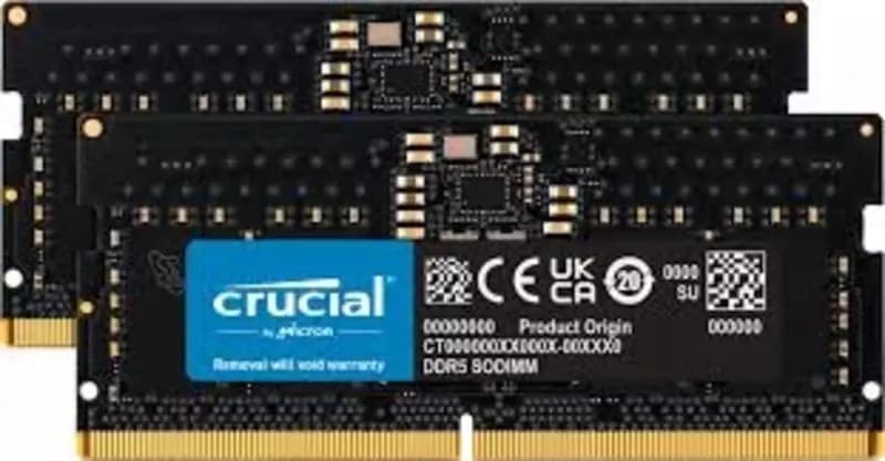 Оперативная память Crucial DDR5 16GB 5600Mhz SODIMM — 3