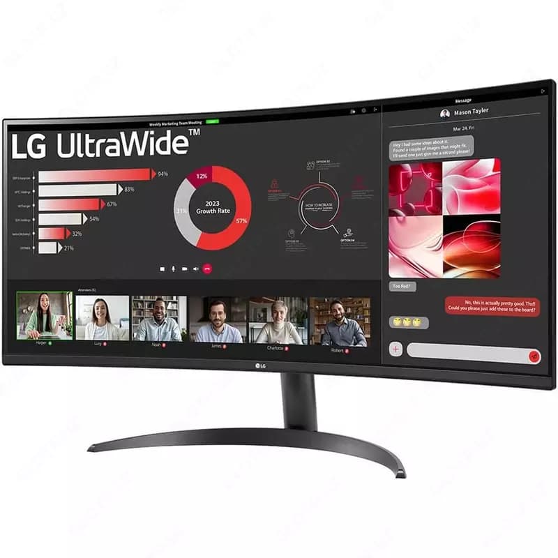 Монитор LG 34WR50QK-B 34" — 1