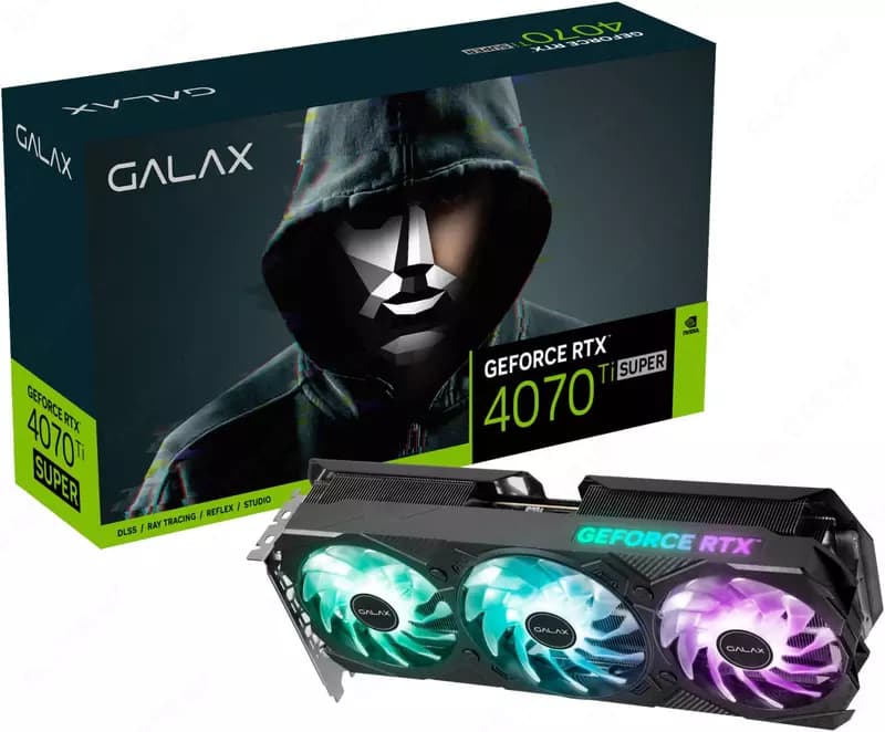 Видеокарта Galax - 16GB GeForce RTX4070Ti SUPER SG 1-Click OC 3X GDDR6X 256bit — 1