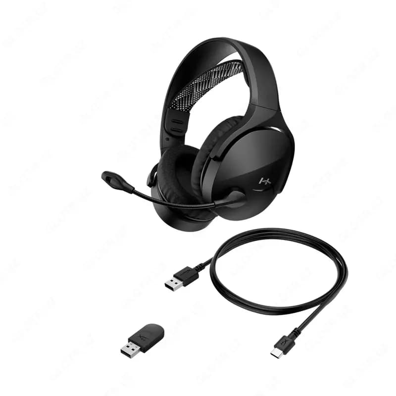 Игровые наушники (беспроводные) ”HyperX” Cloud Jet Wireless, Black (Арт. - AJ0T1AA) — 5