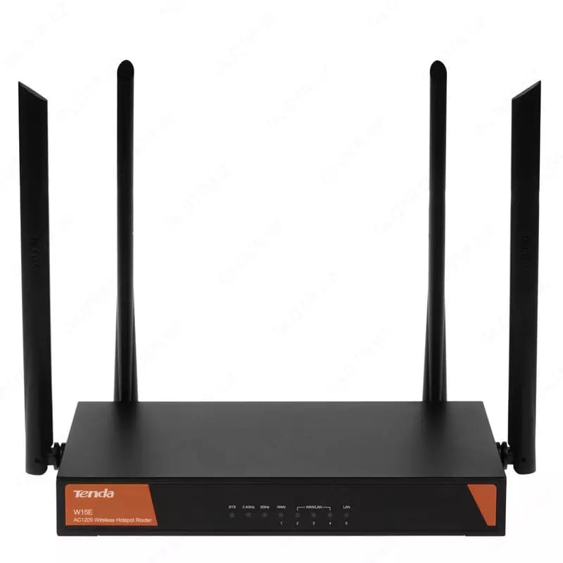Wi-Fi роутер Tenda W15E. — 1