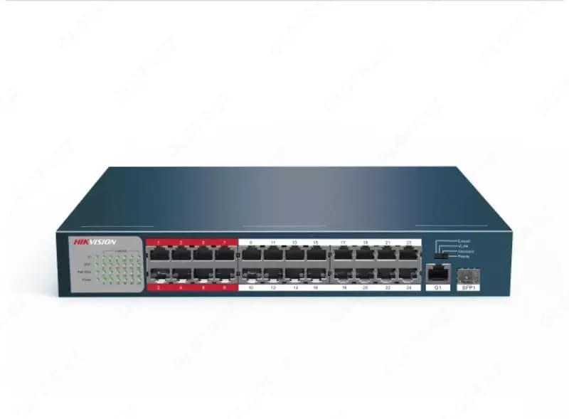 Неуправляемый PoE-коммутатор Hikvision DS-3E0326P-E/M — 2