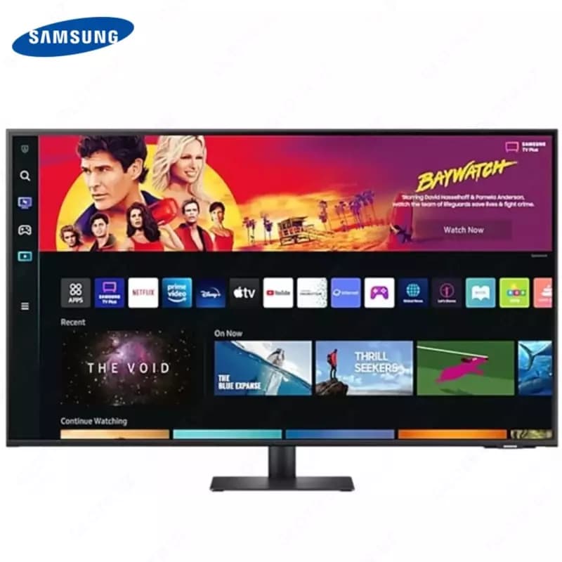 Монитор Samsung - 43” LS43BM700UMXUE Monitor, VA, 60Hz, 5mc, UHD (3840x2160), HDMI+Type C, Black — 1
