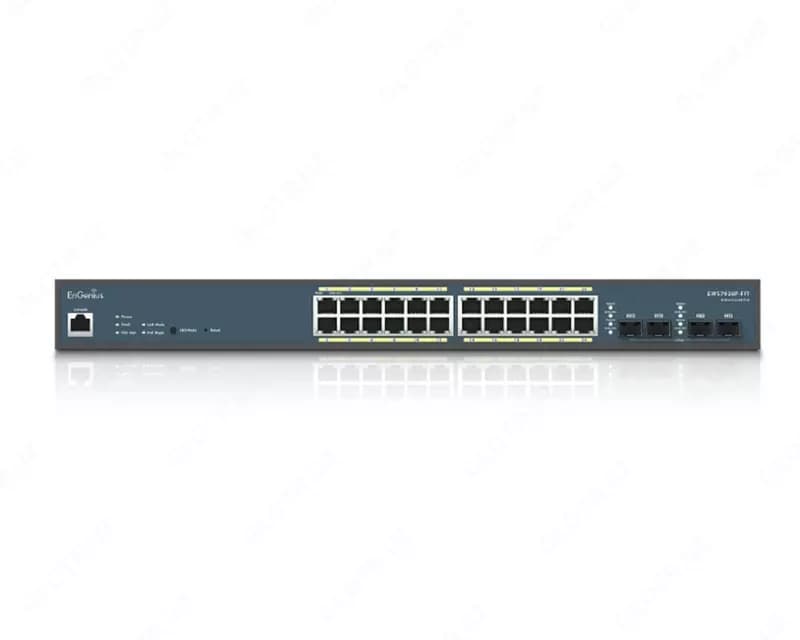 Коммутатор Engenius EWS7928P-FIT (Switch 24-port GbE PoE.af/at(+) 185W 4xSFP L2+ 19i) — 5